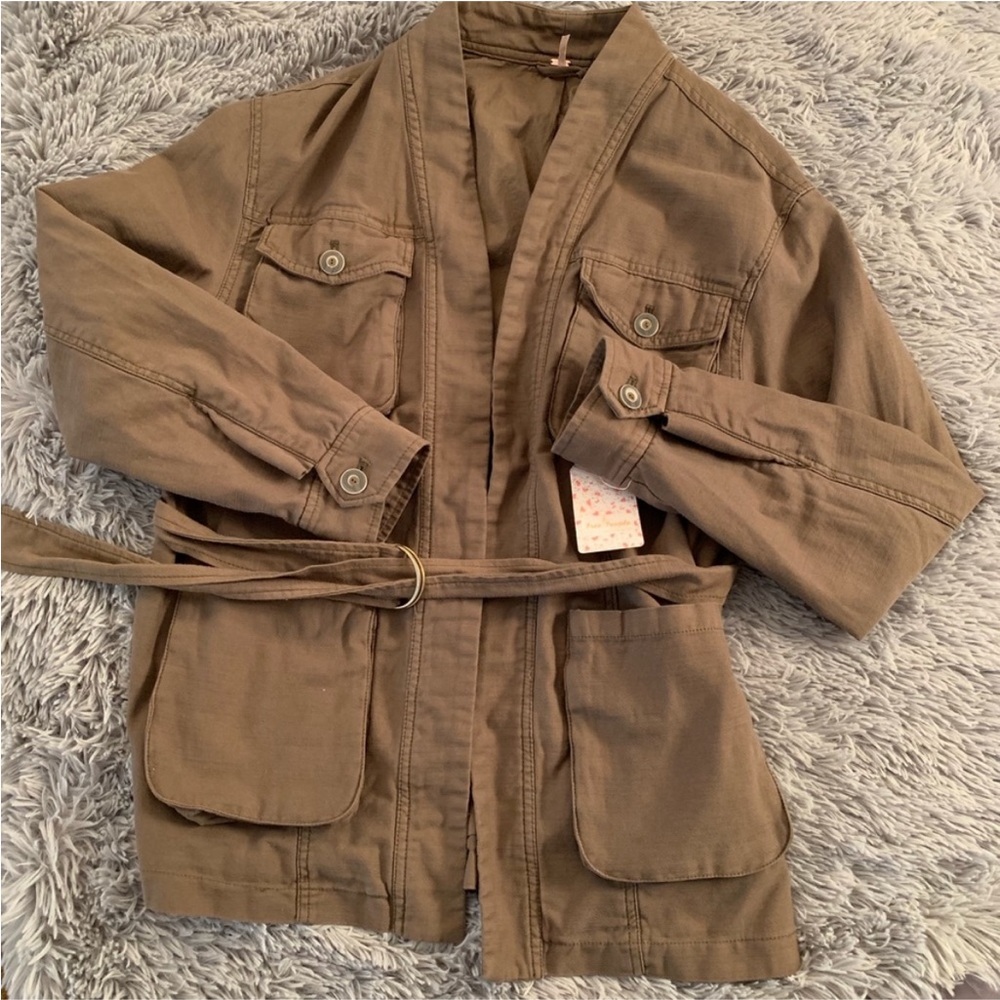 FREE PEOPLE in our nature cargo jacket - Picture 3 of 4